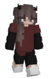 xQueen_'s Minecraft skin wearing the Migrator cape