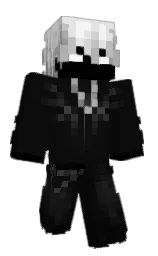 cod gray and black Minecraft skin — Classic model — first worn by anabiozz