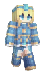 astra and white Minecraft skin — Slim model — first worn by luoxin_sama2333