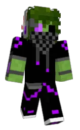 skrubbed's Minecraft skin wearing the Zombie Horse cape
