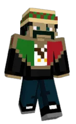 contradictionx's Minecraft skin wearing the Pan cape