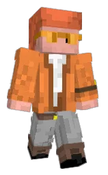 neon carrot and jaffa Minecraft skin — Classic model — first worn by 919_conik_
