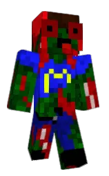 Maikstar's Minecraft skin wearing the Menace cape