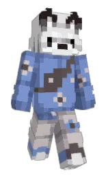 Tinepp's Minecraft skin wearing the Pan cape