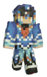 kashmir blue and rangitoto Minecraft skin — Classic model — first worn by kevmp4
