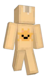 peach orange and manhattan Minecraft skin — Classic model