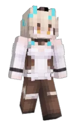 MISAYE's Minecraft skin wearing the Aurora cape