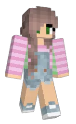 kobi and corvette Minecraft skin — Slim model