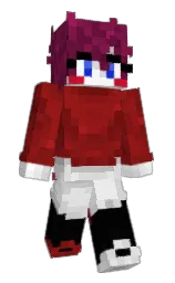 claret and disco Minecraft skin — Slim model — first worn by samtrapzzz