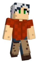 peach orange and mercury Minecraft skin — Classic model — first worn by Kinemonto