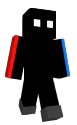 black and tundora Minecraft skin — Classic model