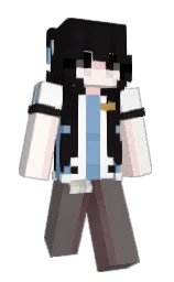 luvsgigi's Minecraft skin wearing the Pan cape