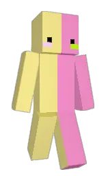 sweet corn and persian pink Minecraft skin — Slim model — first worn by Am110