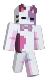 white lilac and melanie Minecraft skin — Slim model