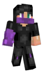 Baofy's Minecraft skin wearing the Cherry Blossom cape