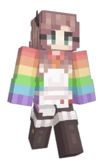 Front of Rosiemin's skin