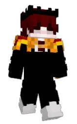 ImUzi's Minecraft skin wearing the Hero cape