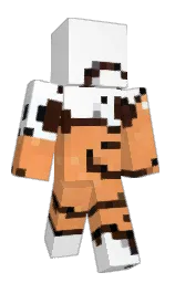 white and zircon Minecraft skin — Classic model — first worn by MaeGoji