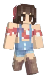 frangipani and polo blue Minecraft skin — Slim model — first worn by nectr_nuzzle
