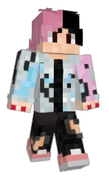 Trenxiety's Minecraft skin wearing the Migrator cape