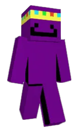 purple and gorse Minecraft skin — Slim model