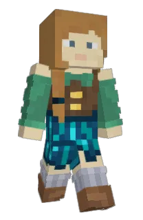 Front of Alcrenie's skin