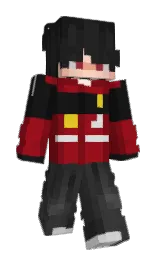 _Matteee's Minecraft skin wearing the Menace cape