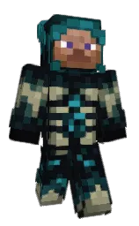 MagOnTop1's Minecraft skin wearing the Twisted cape