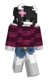 MoBakr's Minecraft skin wearing the Cherry Blossom cape