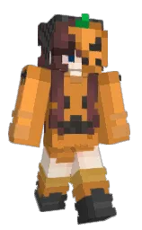 brandy punch and congo brown Minecraft skin — Slim model — first worn by HotieChocolate