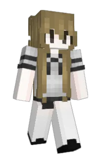 Front of biquine's skin
