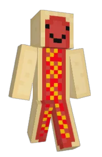 Front of McProngle's skin