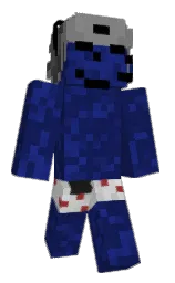 blue zodiac and scorpion Minecraft skin — Slim model — first worn by Parella