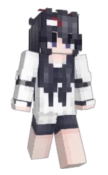 white and spring wood Minecraft skin — Slim model