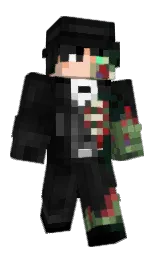 cod gray and black Minecraft skin — Classic model