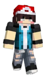 peach and tarawera Minecraft skin — Slim model — first worn by battyroo