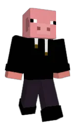 Morgans54's Minecraft skin wearing the Purple Heart cape