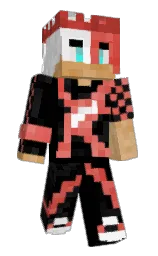 black and cod gray Minecraft skin — Classic model