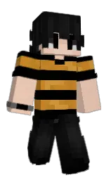 black and brandy punch Minecraft skin — Classic model — first worn by __Akio_