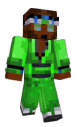 brown bramble and black Minecraft skin — Classic model