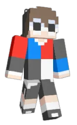 dove gray and tundora Minecraft skin — Classic model — first worn by XiaomiRedmiNote