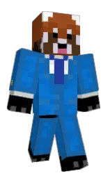fun blue and black Minecraft skin — Classic model
