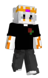 black and mine shaft Minecraft skin — Slim model — first worn by Itzz_alienowy