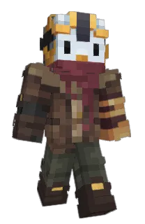 Front of Penguillon's skin