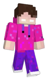 Simssoon's Minecraft skin wearing the Cherry Blossom cape