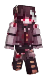 thunder and cocoa brown Minecraft skin — Slim model — first worn by EllieDog578