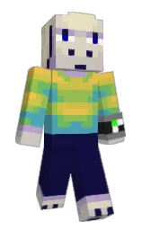 bunting and silver rust Minecraft skin — Slim model