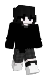 Anixael's Minecraft skin wearing the Menace cape