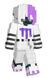 concrete and alabaster Minecraft skin — Slim model — first worn by aro_freechloe
