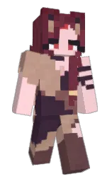 cosmos and solid pink Minecraft skin — Slim model
